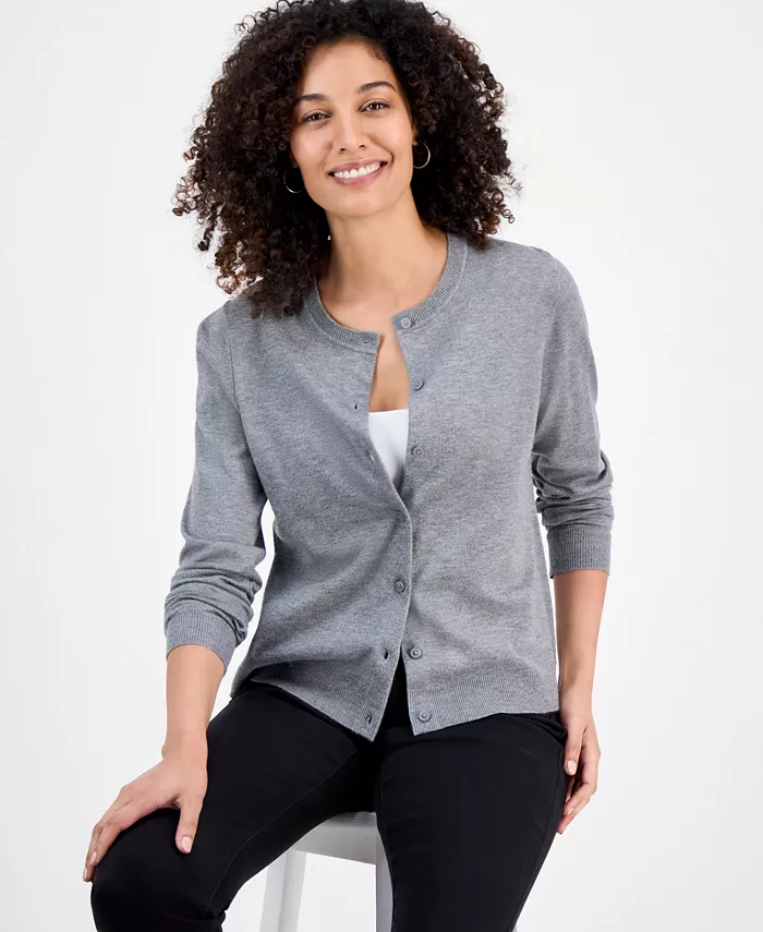 Кардиган Petite Crewneck Style & Co, серый
Кардиган Petite Crewneck Style & Co, серый