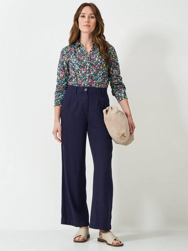 Льняные богатые брюки с широкими штанинами Crew Clothing, цвет Navy Blue
Льняные богатые брюки с широкими штанинами Crew Clothing, цвет Navy Blue