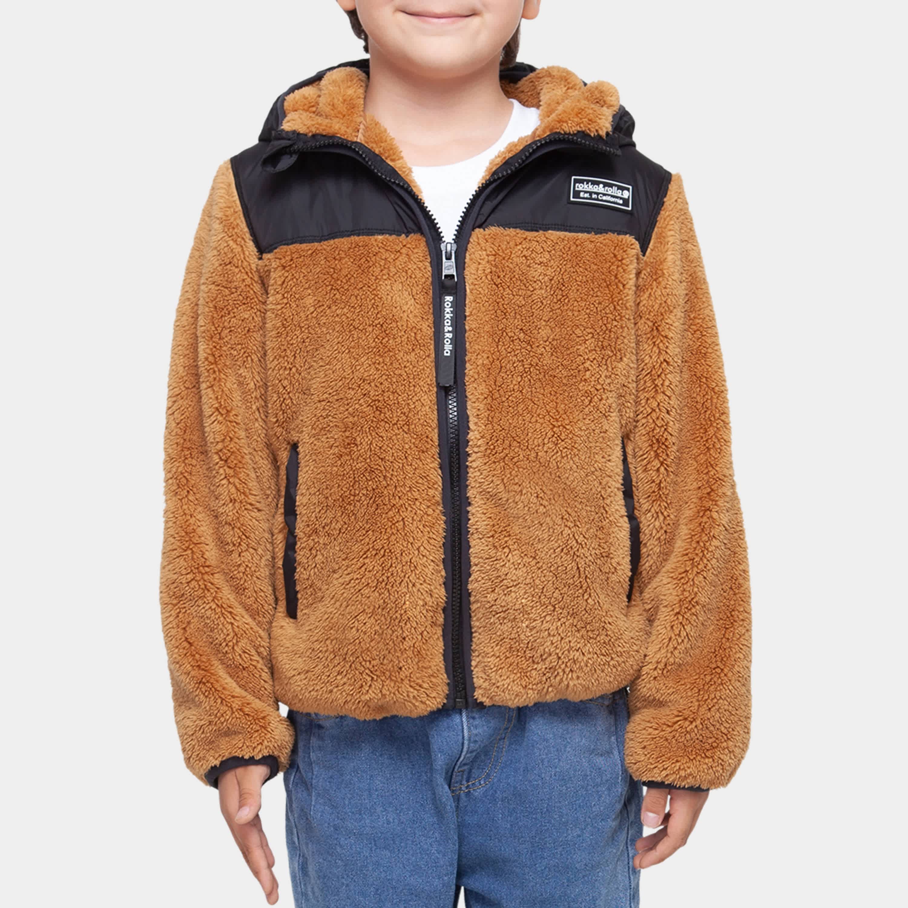 Детская куртка Rokka&Rolla из искусственной овчины с капюшоном из флиса, mocha bear
Детская куртка Rokka&Rolla из искусственной овчины с капюшоном из флиса, mocha bear