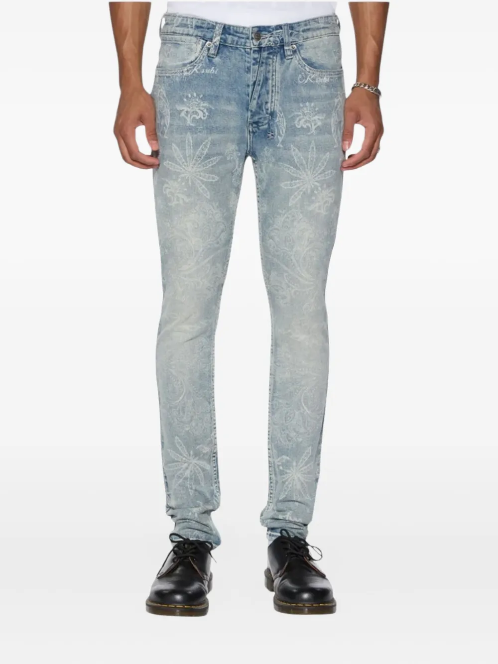 Жаккардовые джинсы Van Winkle с цветочным узором Ksubi, синий
Жаккардовые джинсы Van Winkle с цветочным узором Ksubi, синий