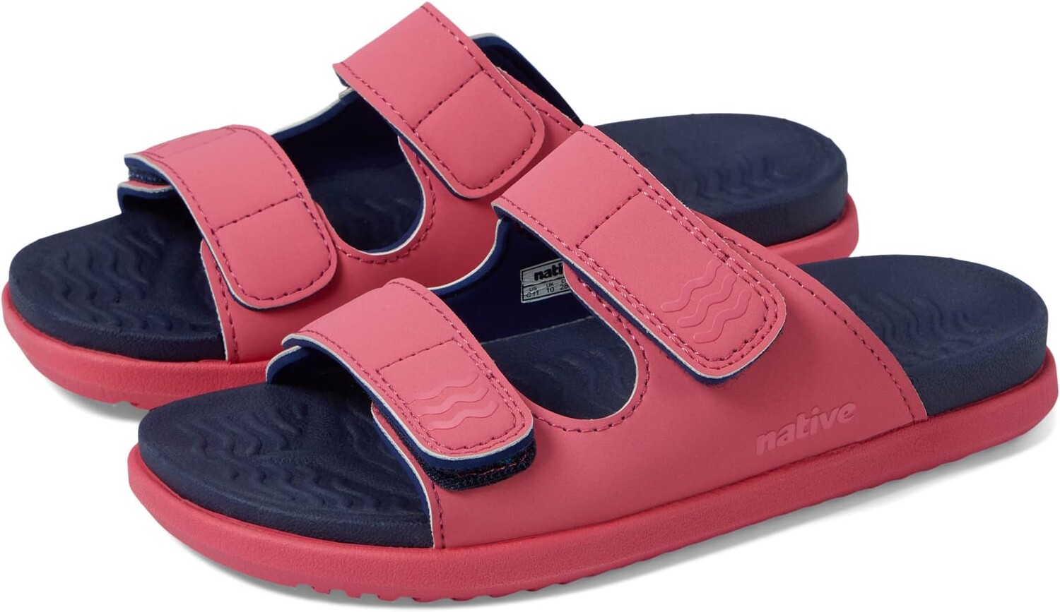 Сандалии на плоской подошве Frankie Sugarlite Native Shoes Kids, цвет Dazzle Pink/Regatta Blue/Dazzle Pink
Сандалии на плоской подошве Frankie Sugarlite Native Shoes Kids, цвет Dazzle Pink/Regatta Blue/Dazzle Pink