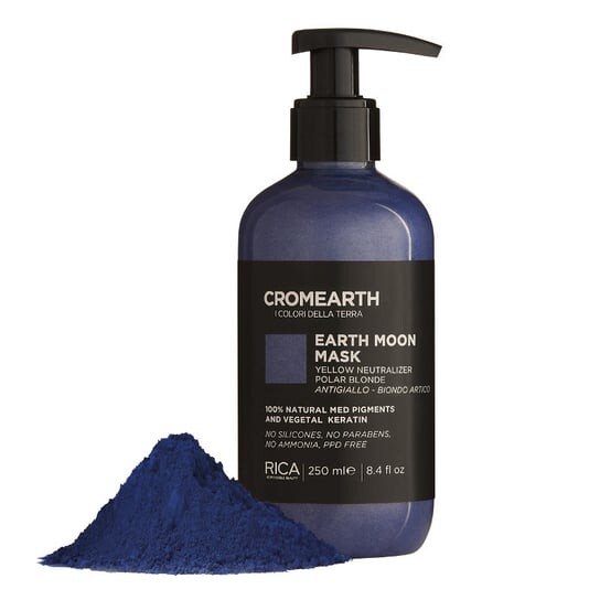 Маска, нейтрализующая желтые блики, 250мл Rica Cromearth Earth Moon
Маска, нейтрализующая желтые блики, 250мл Rica Cromearth Earth Moon
