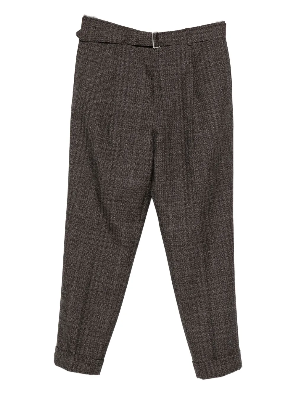 Клетчатые брюки с поясом Officine Generale, коричневый
Клетчатые брюки с поясом Officine Generale, коричневый