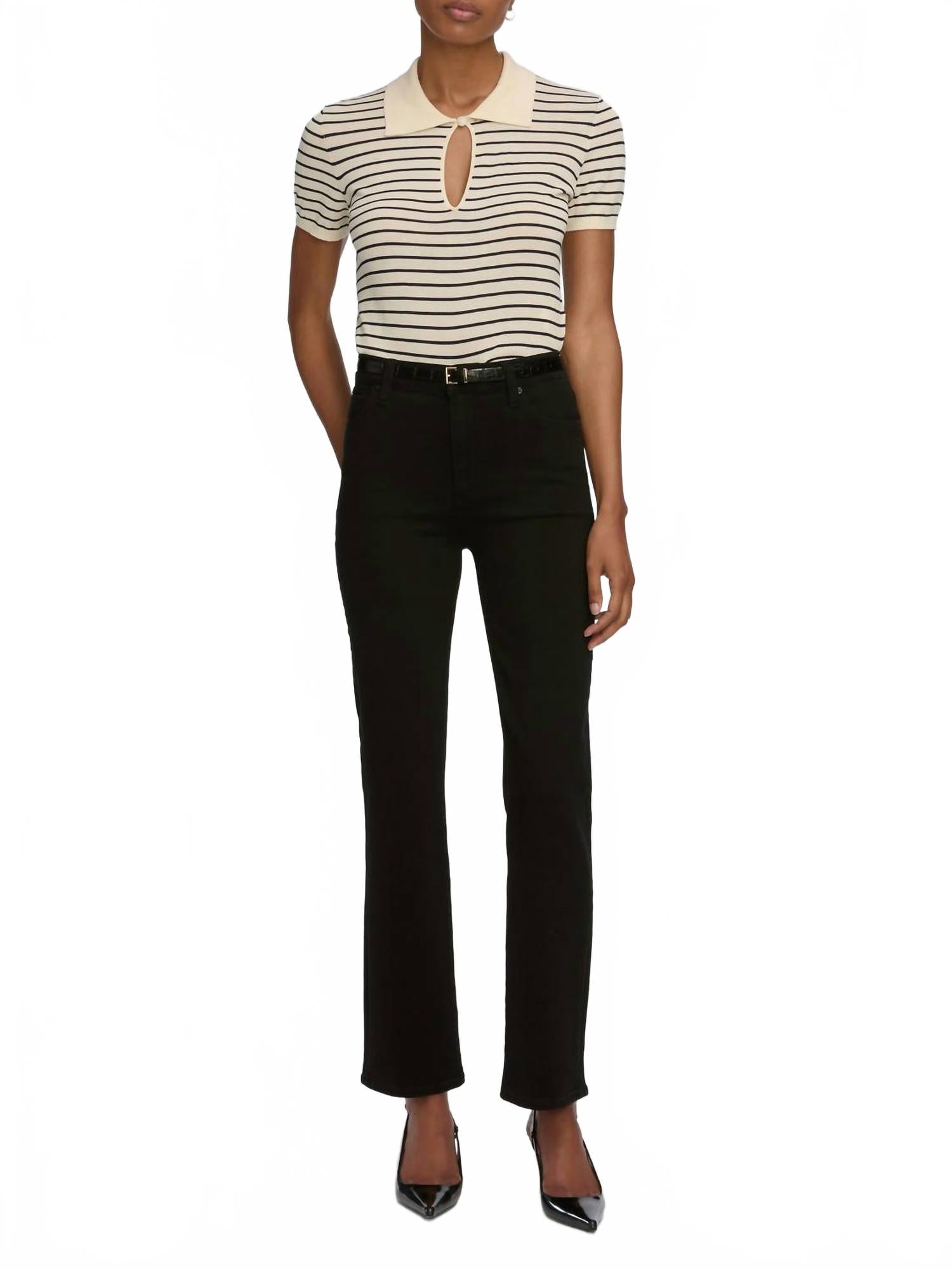 FRAME Джинсы Le Sleek Straight черного цвета
FRAME Джинсы Le Sleek Straight черного цвета