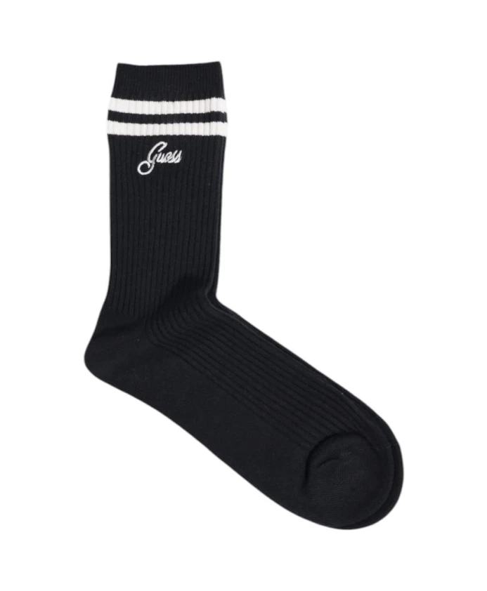 Носки с ребристым полосатым логотипом Guess, черный
Носки с ребристым полосатым логотипом Guess, черный