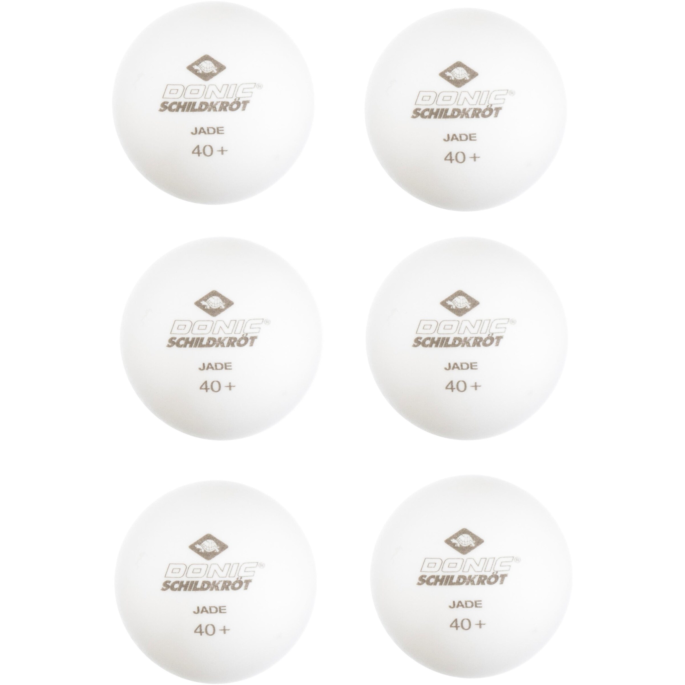 Donic-Schildkröt Мяч 'Jade Poly 40+ 6er' в белом цвете
Donic-Schildkröt Мяч 'Jade Poly 40+ 6er' в белом цвете