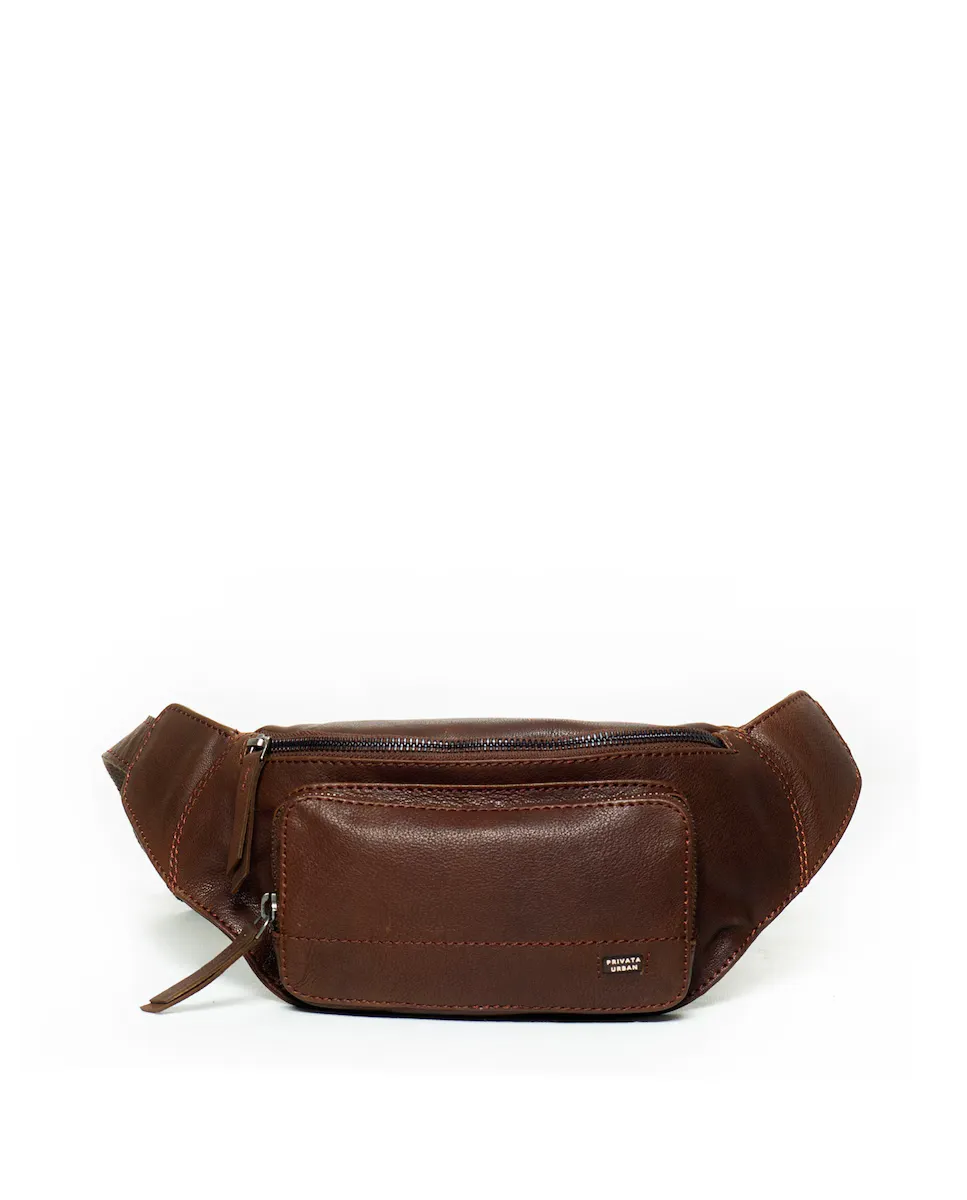 Мужская кожаная поясная сумка Privata, темно-коричневый
Мужская кожаная поясная сумка Privata, темно-коричневый