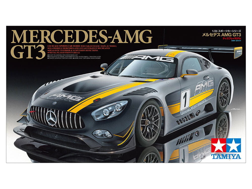 Тамия 24345 1:24 Mercedes-Amg GT3 Tamiya
Тамия 24345 1:24 Mercedes-Amg GT3 Tamiya
