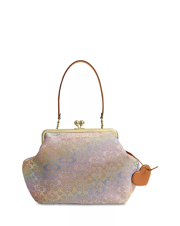 Сумка-Хобо Kisslock Frame Medium Crystal Signature Jacquard Coach, мультиколор
Сумка-Хобо Kisslock Frame Medium Crystal Signature Jacquard Coach, мультиколор