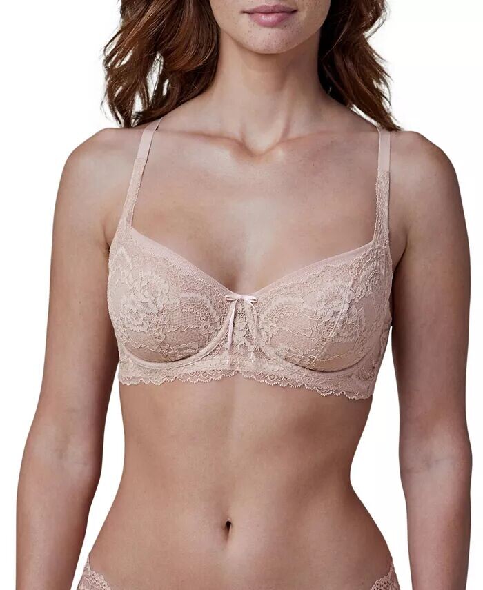 Женский кружевной бюстгальтер-балконет Minx Skarlett Blue, розовый
Женский кружевной бюстгальтер-балконет Minx Skarlett Blue, розовый