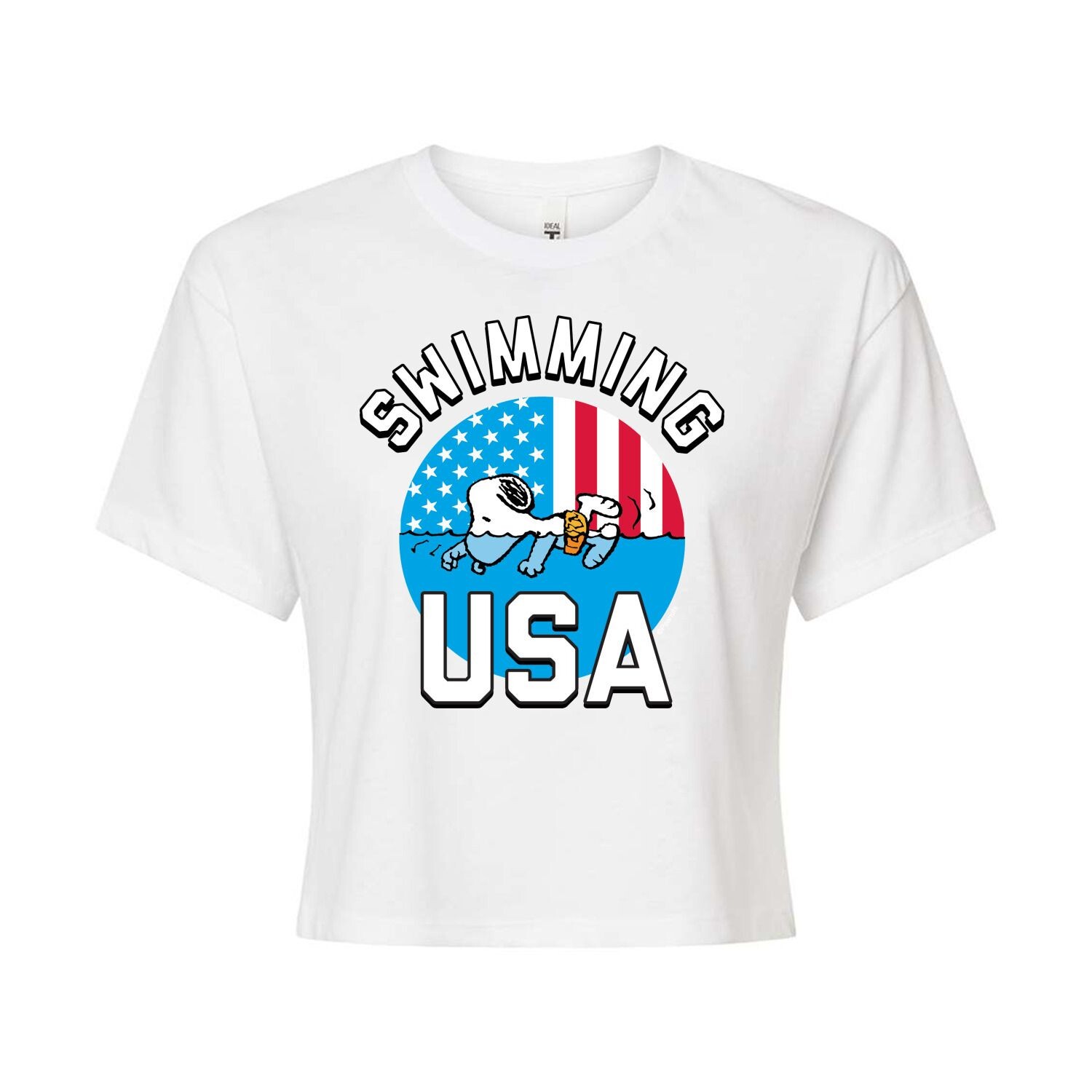 Укороченная футболка для плавания Peanuts Snoopy USA для юниоров Licensed Character, белый
Укороченная футболка для плавания Peanuts Snoopy USA для юниоров Licensed Character, белый