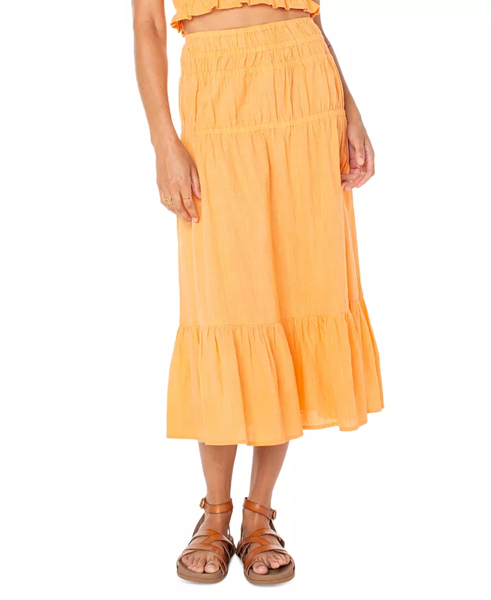 Юбка миди Malia Cotton Solid, многослойная, для юниоров Roxy, оранжевый
Юбка миди Malia Cotton Solid, многослойная, для юниоров Roxy, оранжевый