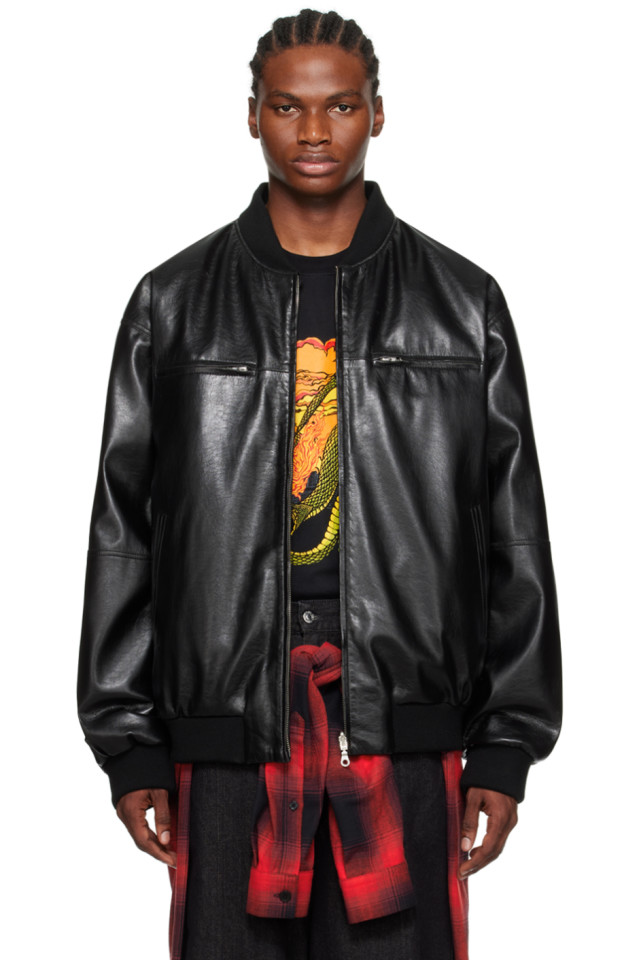 Реверсивная куртка-бомбер из искусственной кожи Lu'U Dan, черный
Реверсивная куртка-бомбер из искусственной кожи Lu'U Dan, черный