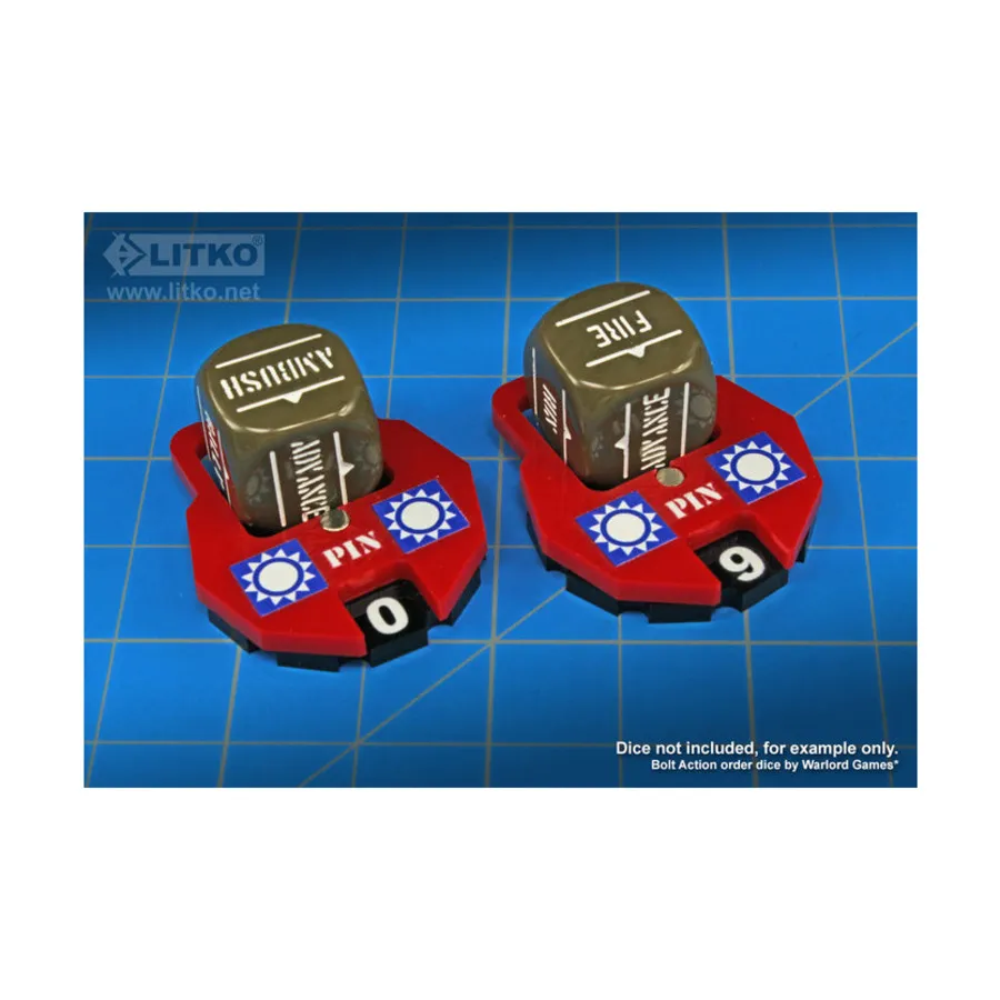 Циферблаты китайской армии времен Второй мировой войны (красные), Bolt Action Gaming Accessories (Litko Aerosystems)
Циферблаты китайской армии времен Второй мировой войны (красные), Bolt Action Gaming Accessories (Litko Aerosystems)