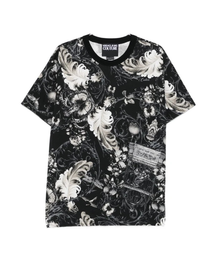 Футболка с барочным принтом Versace Jeans Couture, черный
Футболка с барочным принтом Versace Jeans Couture, черный