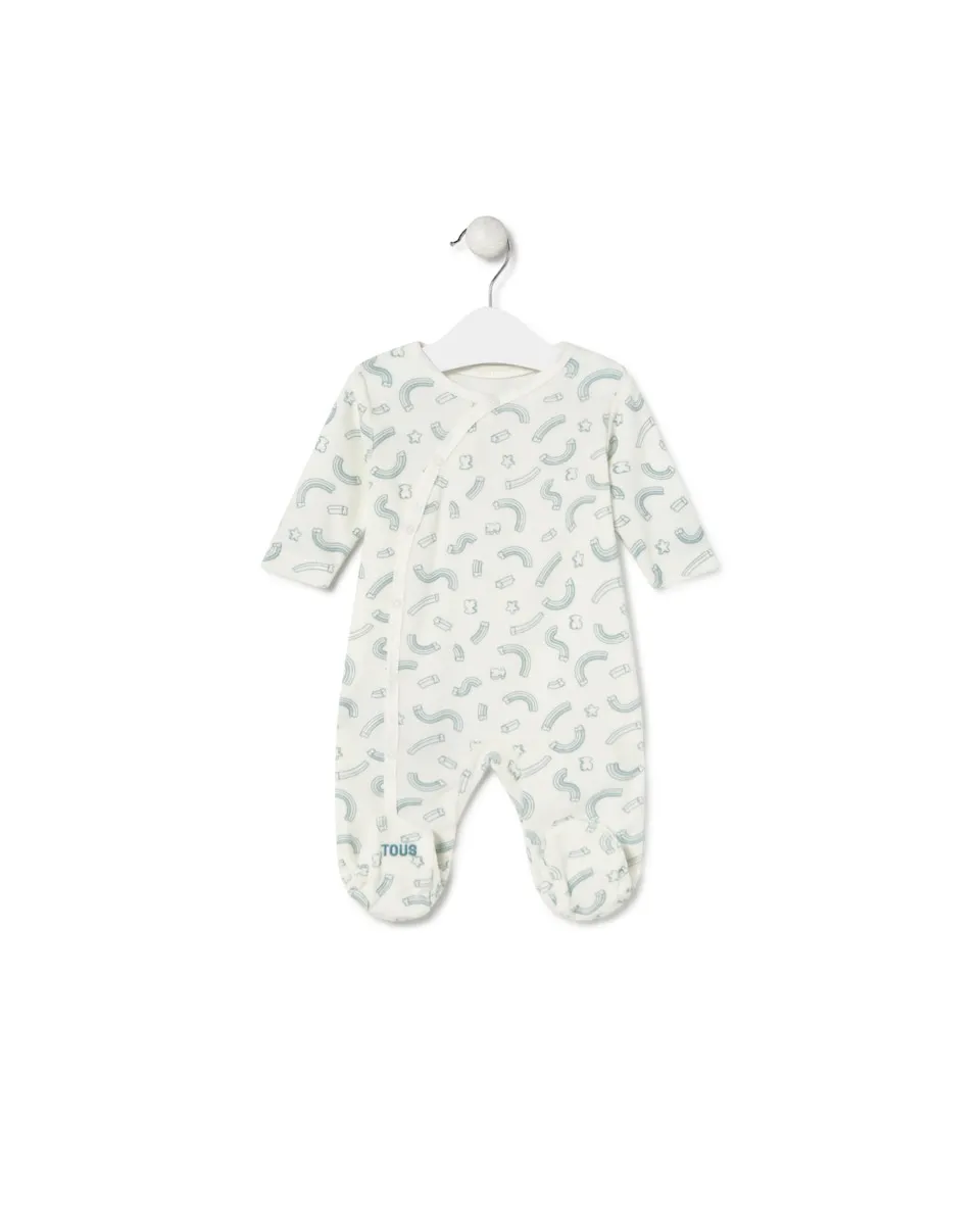 Детский комбинезон из махрового хлопка с принтом медвежат и радужных звездочек Tous, бирюзовый
Детский комбинезон из махрового хлопка с принтом медвежат и радужных звездочек Tous, бирюзовый