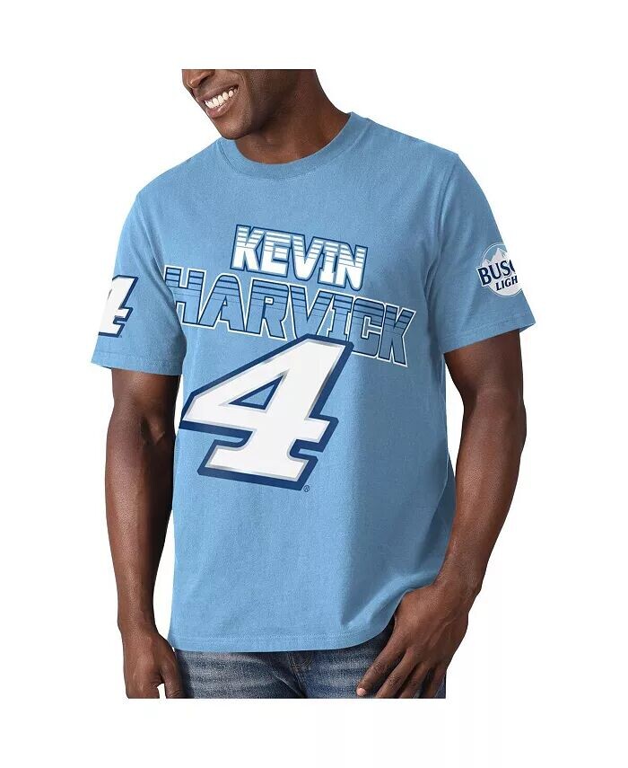 Мужская голубая футболка Kevin Harvick Special Teams Starter, синий
Мужская голубая футболка Kevin Harvick Special Teams Starter, синий