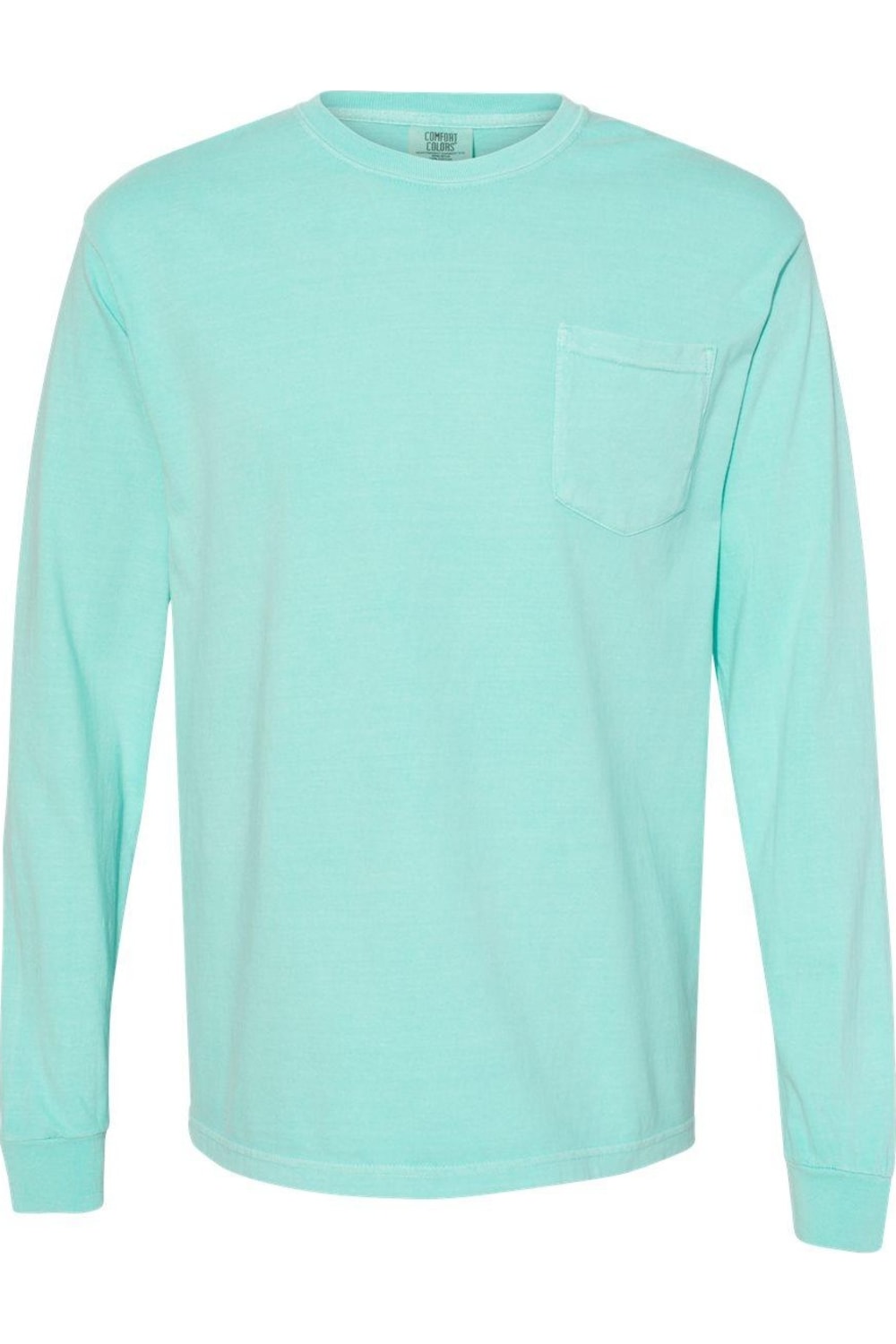 Футболка Comfort Colors Garment-Dyed Heavyweight с длинным рукавом и карманом, цвет chalky mint
Футболка Comfort Colors Garment-Dyed Heavyweight с длинным рукавом и карманом, цвет chalky mint