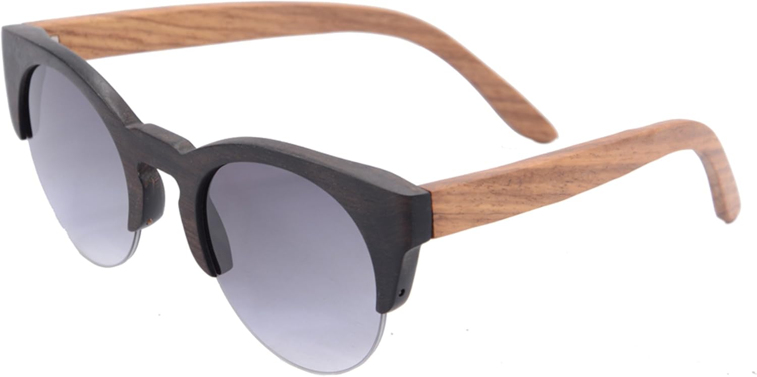 Солнцезащитные очки SHINU в бамбуковой оправе, полуободковые, ретро, круглые, деревянные, модель Z6017 (бамбуково-коричневый, грушевидный, градиентный серый), Bamboo Brown-pear
Солнцезащитные очки SHINU в бамбуковой оправе, полуободковые, ретро, круглые, деревянные, модель Z6017 (бамбуково-коричневый, грушевидный, градиентный серый), Bamboo Brown-pear