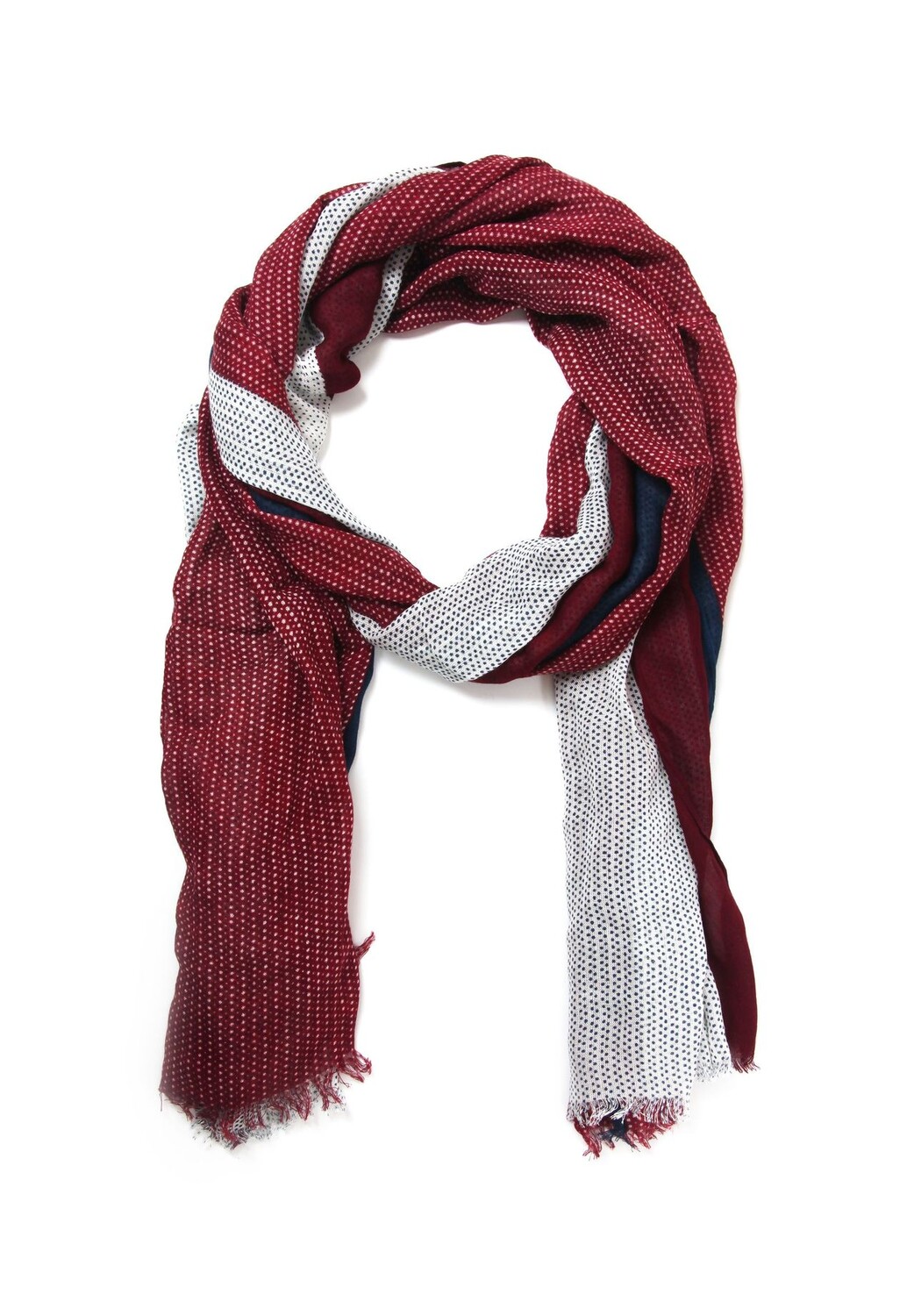 Шарф Fenja из чистого натурального материала Collezione alessandro, бордовый
Шарф Fenja из чистого натурального материала Collezione alessandro, бордовый