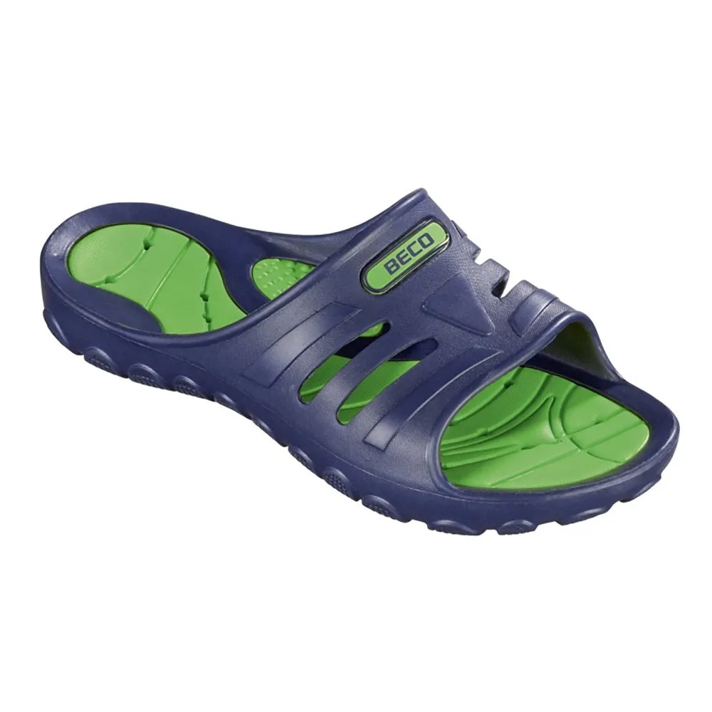 Шлепанцы Beco 90671 78, синий/зеленый
Шлепанцы Beco 90671 78, синий/зеленый