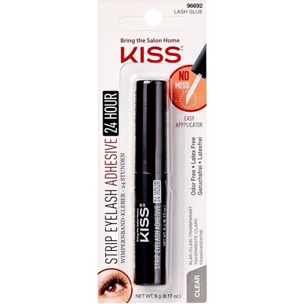 Kiss - Клей для ресниц, 24 часа, прозрачный
Kiss - Клей для ресниц, 24 часа, прозрачный