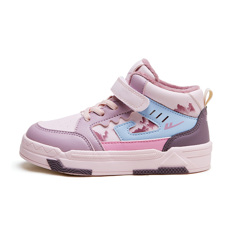 WARRIOR Детские кроссовки для скейтбординга с высоким берцем, нескользящие, износостойкие, теплые, розово-фиолетовые
WARRIOR Детские кроссовки для скейтбординга с высоким берцем, нескользящие, износостойкие, теплые, розово-фиолетовые