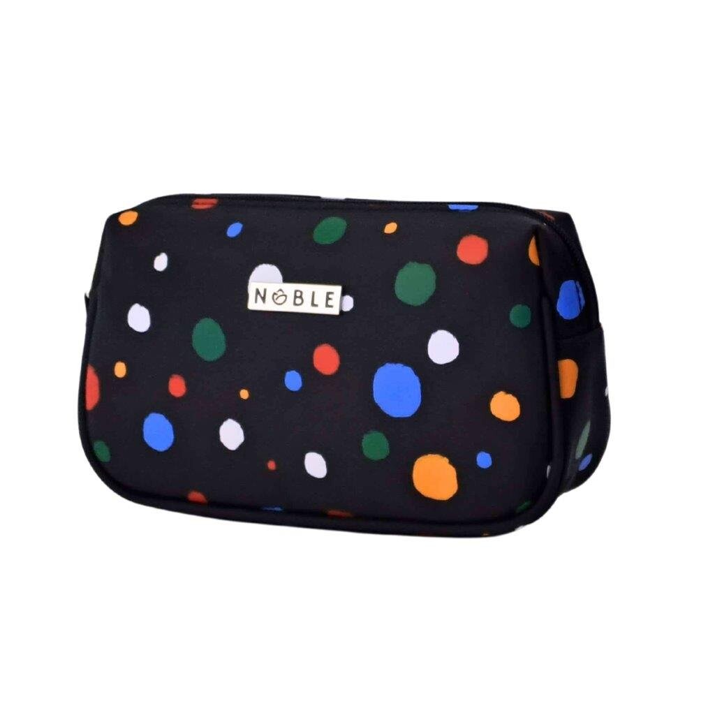 NOBLE Женская косметичка, маленькая сумочка-органайзер для макияжа, косметики, цвет черный с цветным
NOBLE Женская косметичка, маленькая сумочка-органайзер для макияжа, косметики, цвет черный с цветным