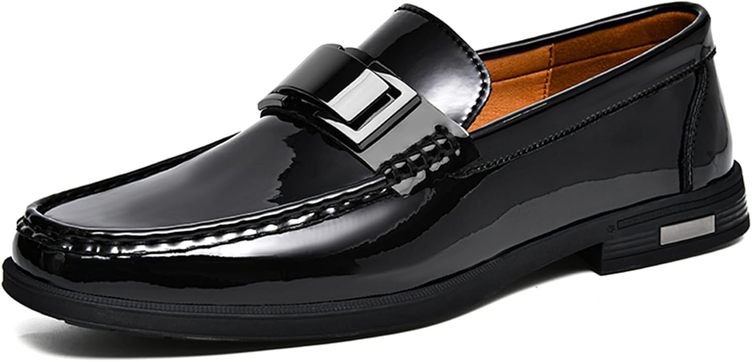 Мужские классические туфли Abborora, лоферы-слипоны с металлической пряжкой, формальные и повседневные мокасины из кожи, черный
Мужские классические туфли Abborora, лоферы-слипоны с металлической пряжкой, формальные и повседневные мокасины из кожи, черный