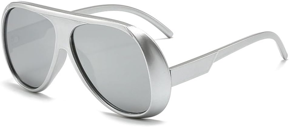 Модные большие мужские солнцезащитные очки в стиле ретро с градиентным зеркальным покрытием и защитой от УФ-излучения UV400, женские солнцезащитные очки KTUCN, Silver Silver Mirror
Модные большие мужские солнцезащитные очки в стиле ретро с градиентным зеркальным покрытием и защитой от УФ-излучения UV400, женские солнцезащитные очки KTUCN, Silver Silver Mirror