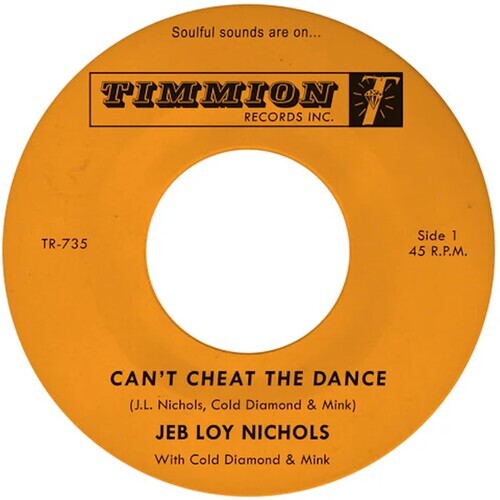 Сингл 7" Nichols, Jeb Loy / Cold Diamond & Mink: Can't Cheat The Dance B/w We Gotta Work On It
Сингл 7" Nichols, Jeb Loy / Cold Diamond & Mink: Can't Cheat The Dance B/w We Gotta Work On It