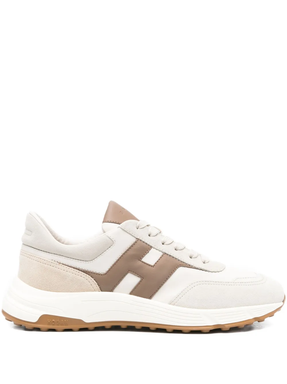 Сверхлегкие кожаные кроссовки Hogan, нейтральный
Сверхлегкие кожаные кроссовки Hogan, нейтральный