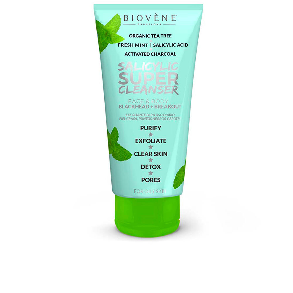 Крем для лечения кожи лица Salicyclic super cleanser face & body blackhead + breakout Biovene, 200 мл
Крем для лечения кожи лица Salicyclic super cleanser face & body blackhead + breakout Biovene, 200 мл