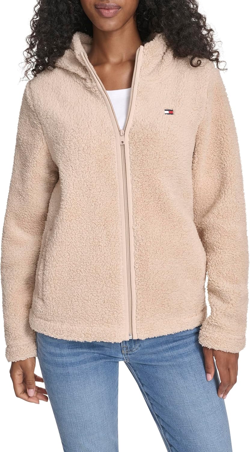Женская куртка Tommy Hilfiger с капюшоном на молнии из шерпы, Light Heather Fawn
Женская куртка Tommy Hilfiger с капюшоном на молнии из шерпы, Light Heather Fawn