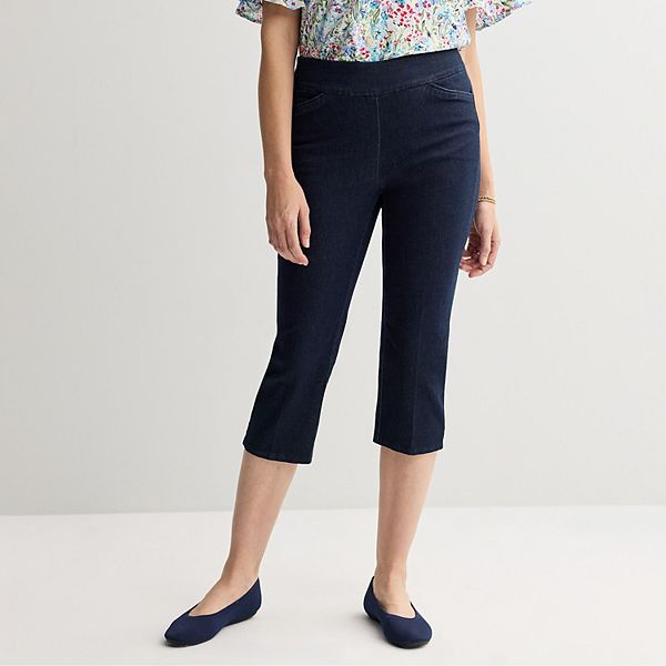 Брюки-капри Petite effortless stretch Croft & Barrow, Rinse Wash
Брюки-капри Petite effortless stretch Croft & Barrow, Rinse Wash
