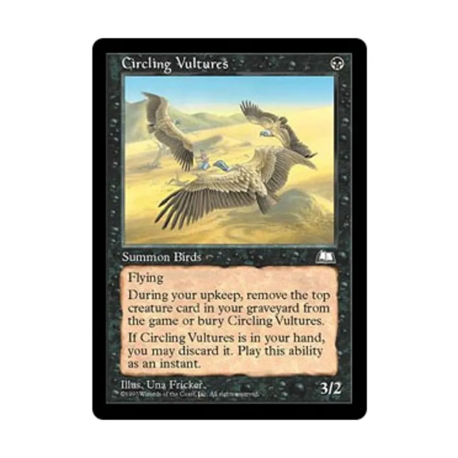 CCG Кружащие стервятники (U), MTG - Weatherlight
CCG Кружащие стервятники (U), MTG - Weatherlight