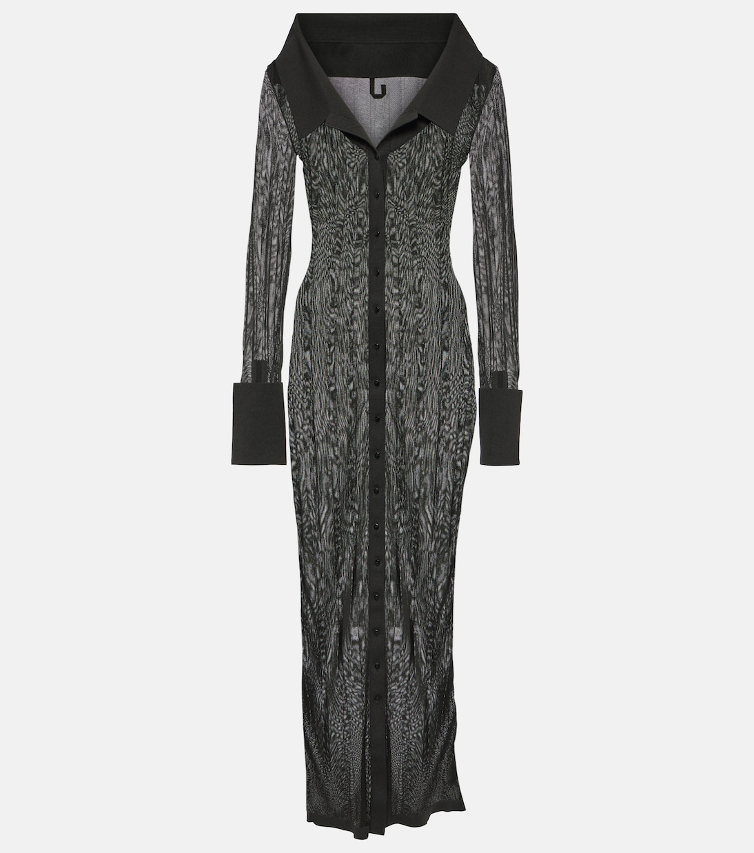 Платье-рубашка в полоску La robe Manta Jacquemus, черный
Платье-рубашка в полоску La robe Manta Jacquemus, черный