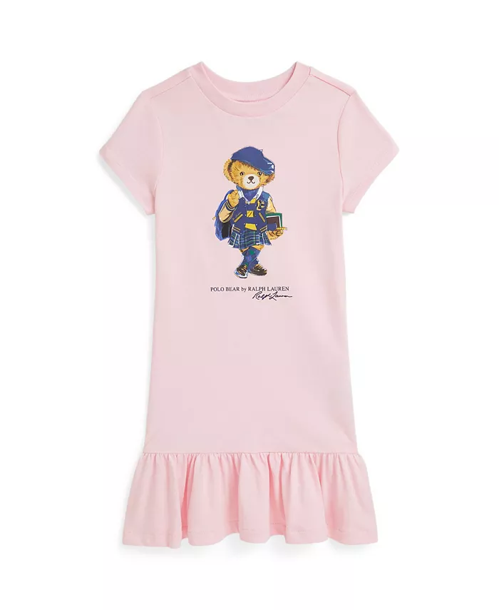 Платье для девочек из хлопкового джерси с медвежонком Polo Polo Ralph Lauren
Платье для девочек из хлопкового джерси с медвежонком Polo Polo Ralph Lauren