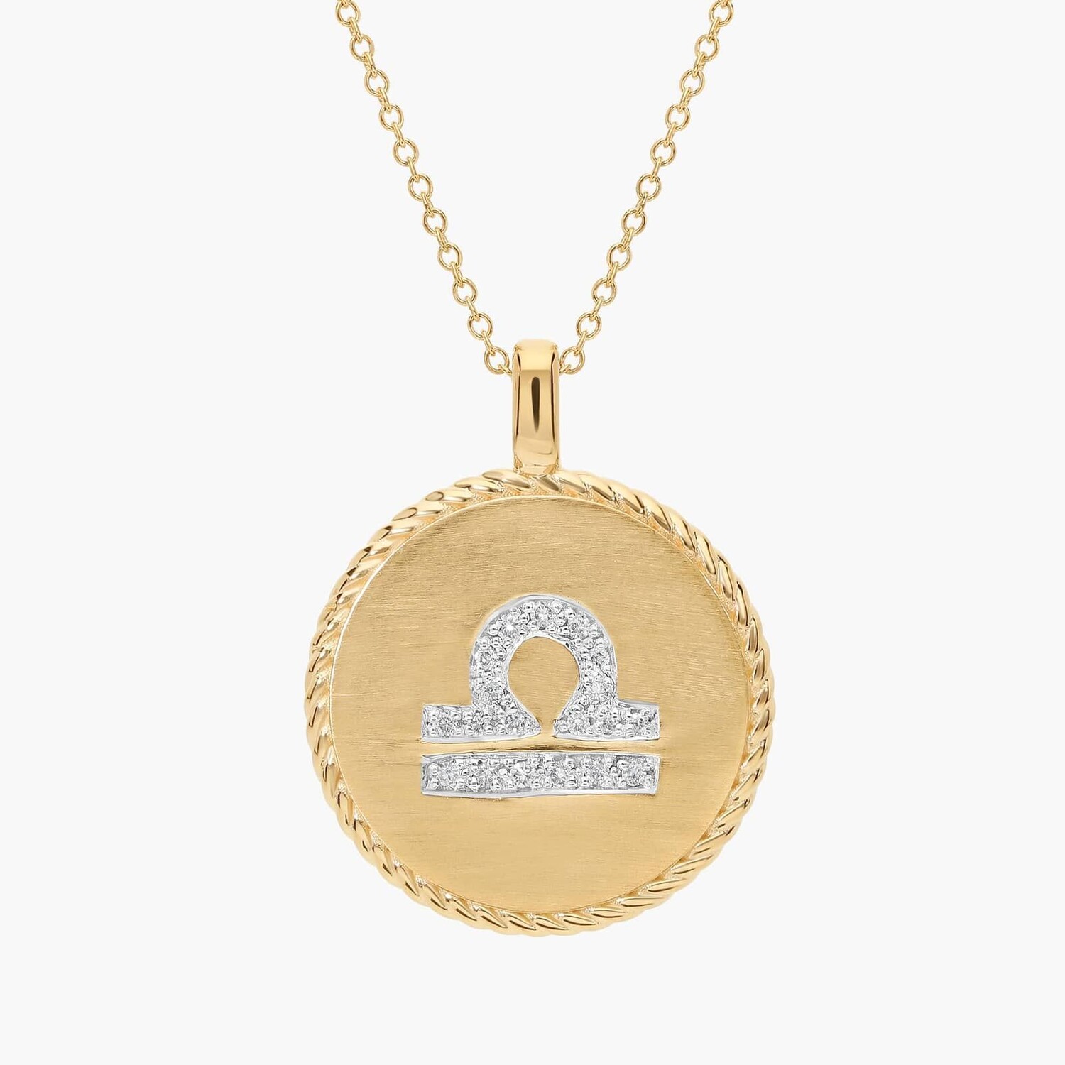 Подвеска со знаком зодиака Весы с бриллиантами в 14-каратном желтом золоте Blue Nile
Подвеска со знаком зодиака Весы с бриллиантами в 14-каратном желтом золоте Blue Nile