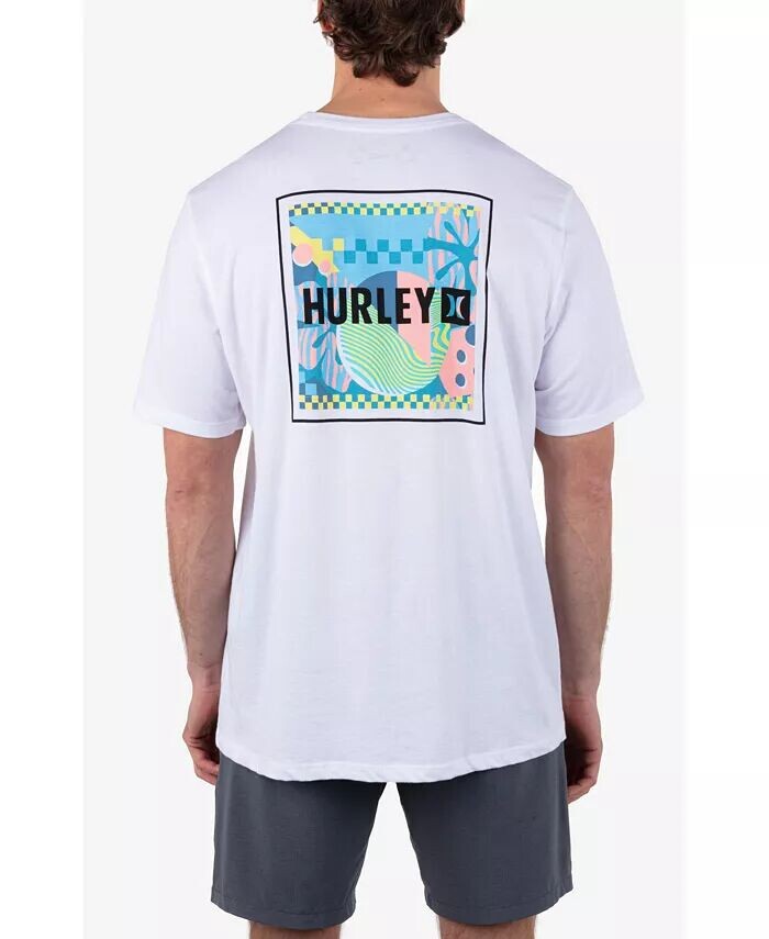 Мужская повседневная футболка с короткими рукавами и четырьмя углами Hurley, белый
Мужская повседневная футболка с короткими рукавами и четырьмя углами Hurley, белый