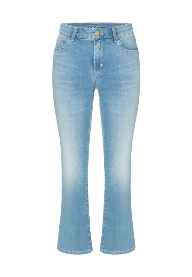 Джинсы с пятью карманами и вышитым логотипом Mac, голубой
Джинсы с пятью карманами и вышитым логотипом Mac, голубой