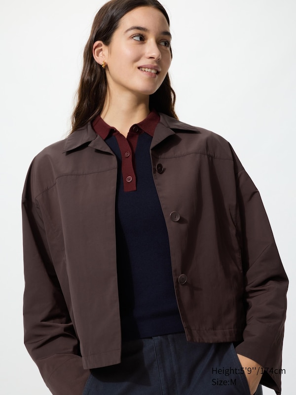 Короткая куртка с открытым воротником Uniqlo, 38 dark brown
Короткая куртка с открытым воротником Uniqlo, 38 dark brown