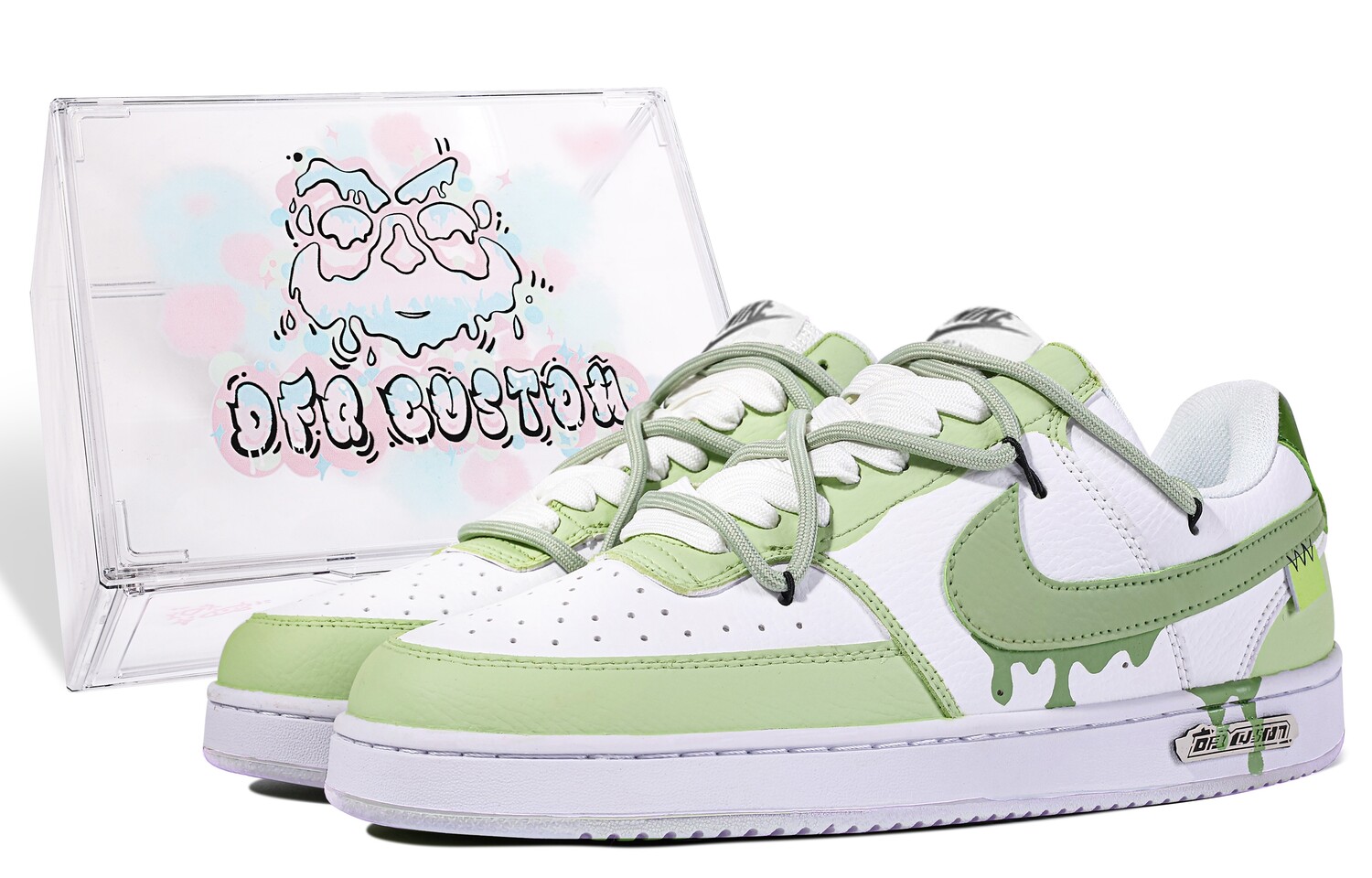 Кроссовки для скейтбординга Nike Court Vision 1 унисекс, светло-зеленый 
Кроссовки для скейтбординга Nike Court Vision 1 унисекс, светло-зеленый