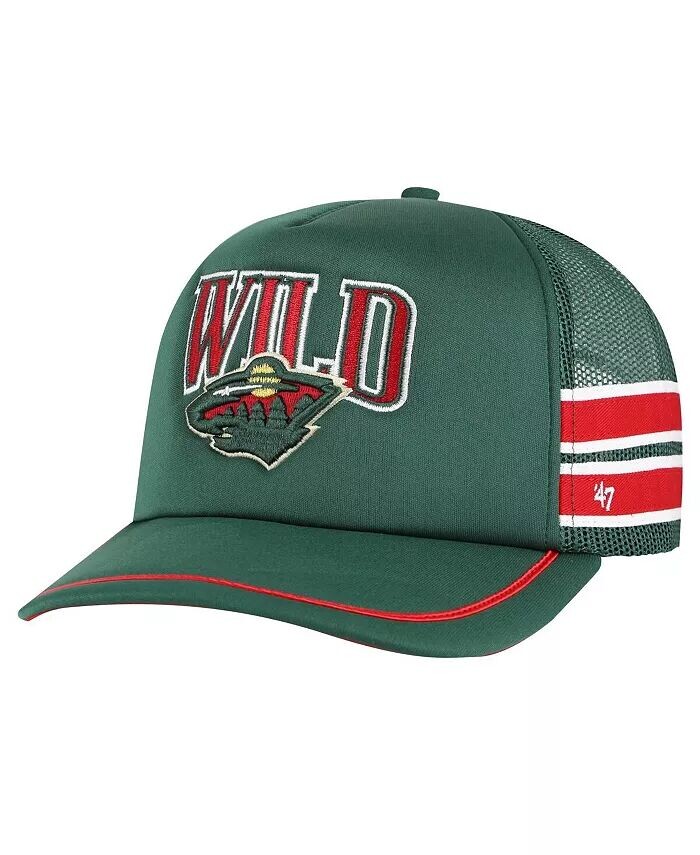47 брендовая мужская зеленая кепка с полосками по бокам Minnesota Wild Trucker Snapback '47 Brand, зеленый
47 брендовая мужская зеленая кепка с полосками по бокам Minnesota Wild Trucker Snapback '47 Brand, зеленый