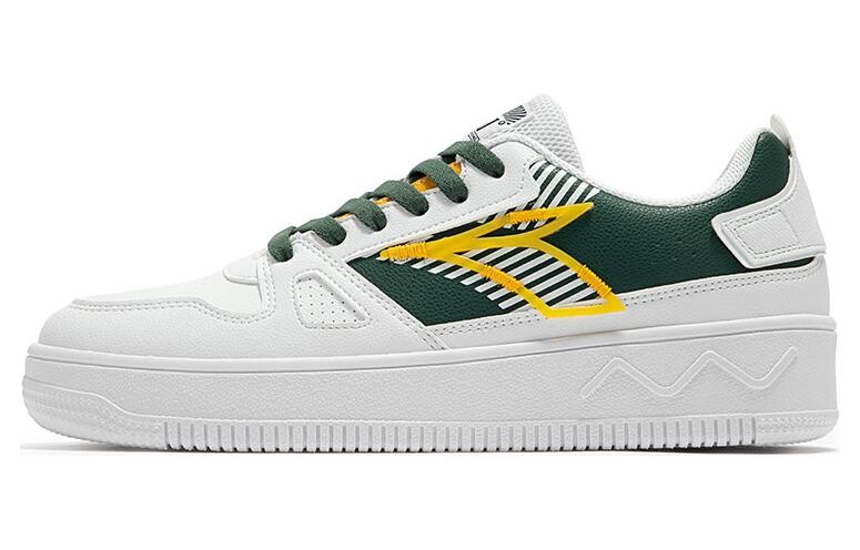 Кроссовки для скейтборда мужские низкие белый/желтый/зеленый 361°
Кроссовки для скейтборда мужские низкие белый/желтый/зеленый 361°