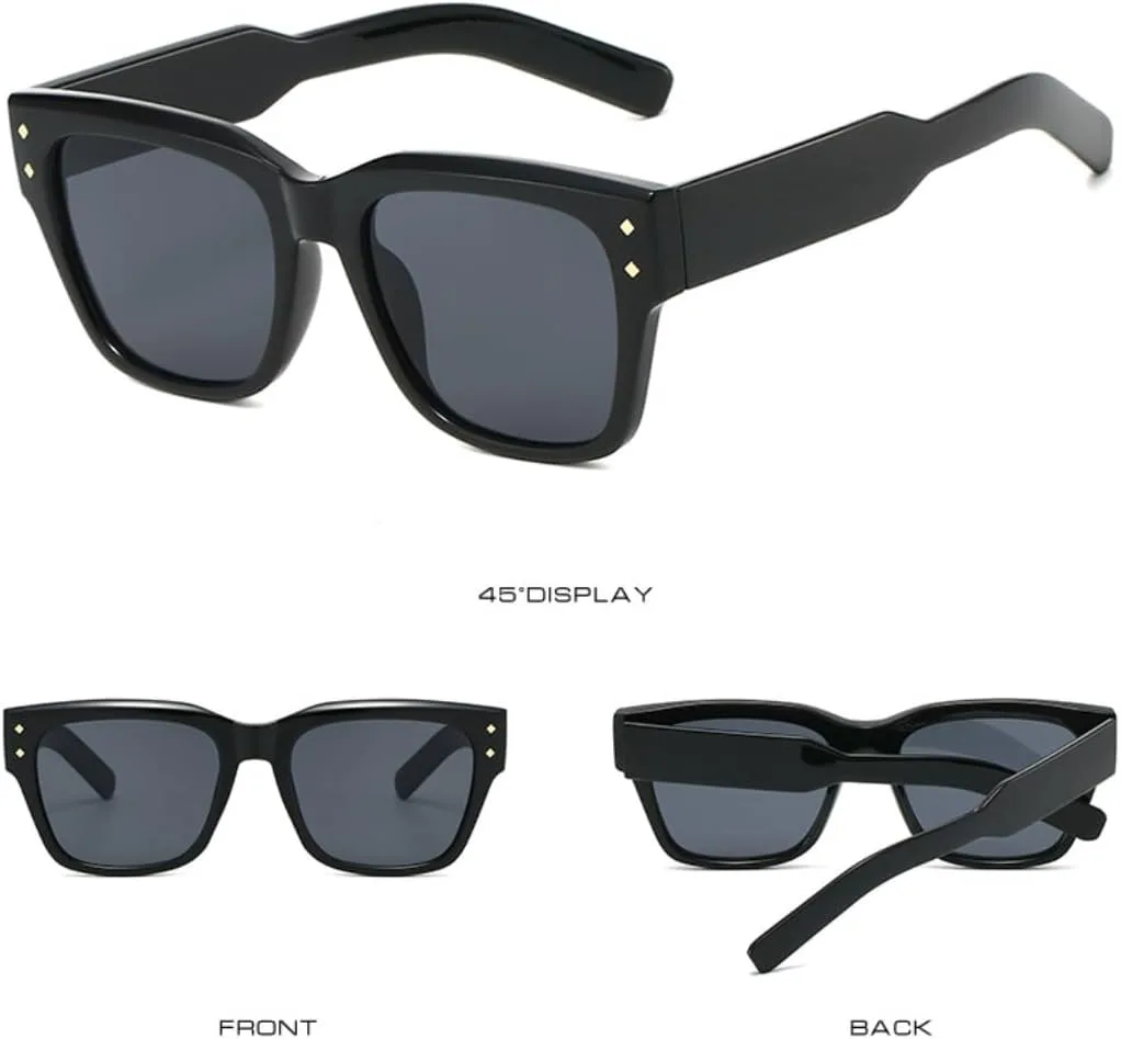 Винтажные солнцезащитные очки с заклепками для мужчин, модные градиентные очки UV400 для женщин, очки для активного отдыха с леопардовым принтом UUPTTPL, Black Grey
Винтажные солнцезащитные очки с заклепками для мужчин, модные градиентные очки UV400 для женщин, очки для активного отдыха с леопардовым принтом UUPTTPL, Black Grey