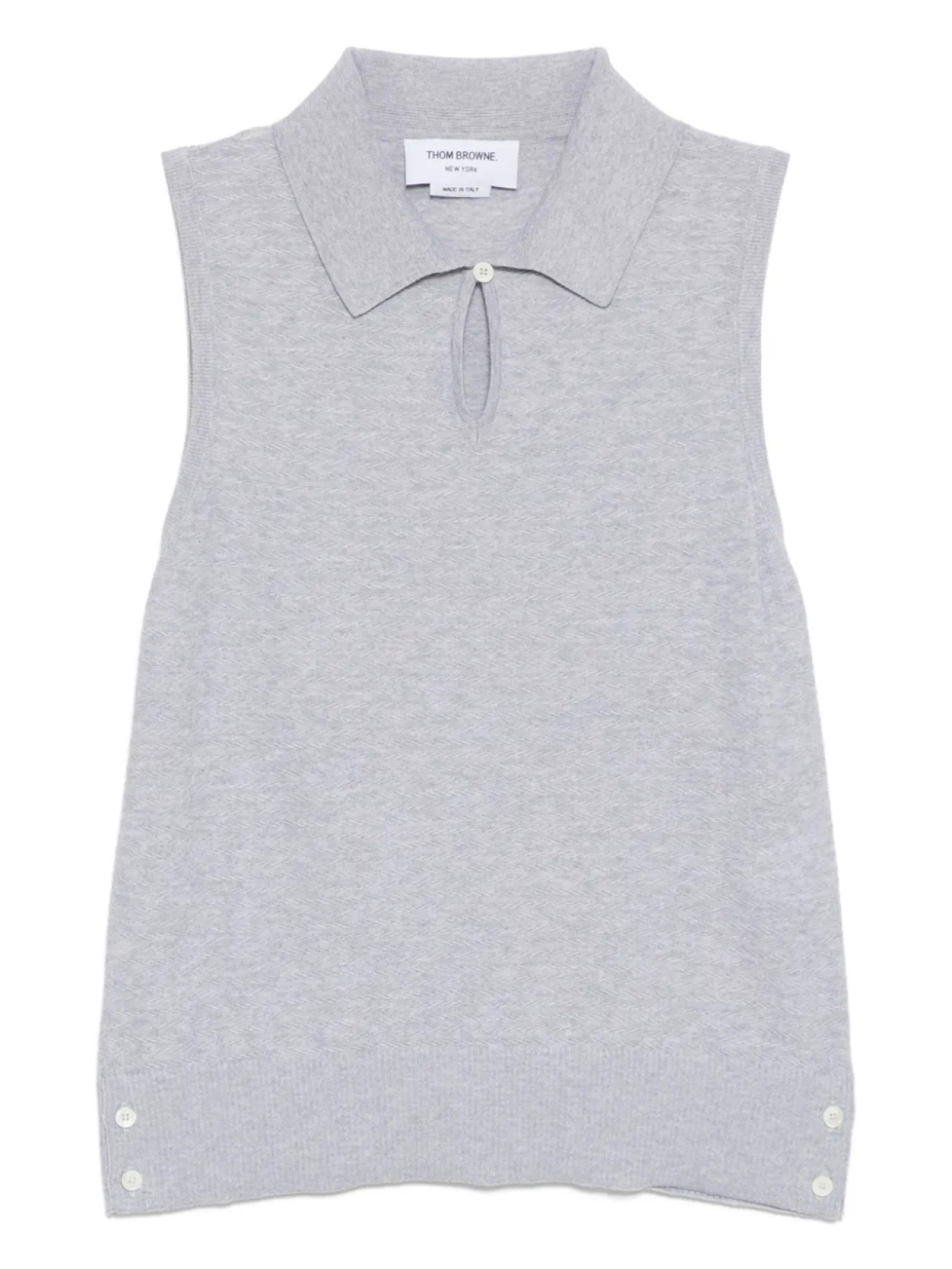 Thom Browne рубашка поло без рукавов
Thom Browne рубашка поло без рукавов