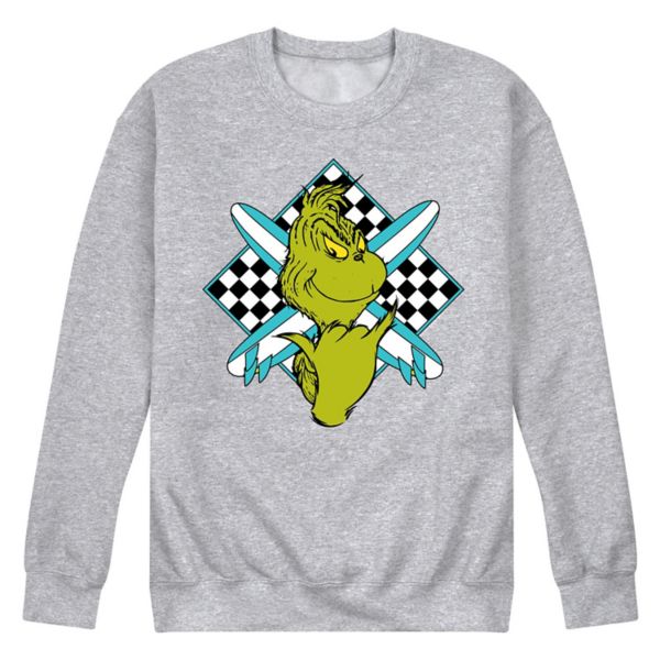 Мужская флисовая толстовка Dr Seuss с Гринчем и скрещенными сёрфбордами Licensed Character, серый
Мужская флисовая толстовка Dr Seuss с Гринчем и скрещенными сёрфбордами Licensed Character, серый