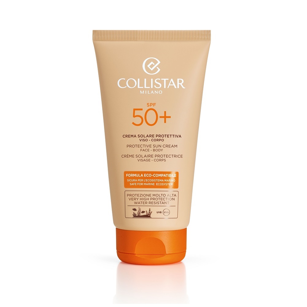Солнцезащитный крем SPF 50+ eco-compatible - protective sun cream face-body spf 50+ Collistar, 150 мл
Солнцезащитный крем SPF 50+ eco-compatible - protective sun cream face-body spf 50+ Collistar, 150 мл