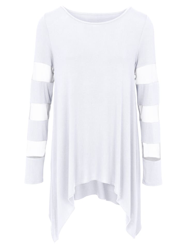 Рубашка с длинными рукавами белого цвета Heine
Рубашка с длинными рукавами белого цвета Heine